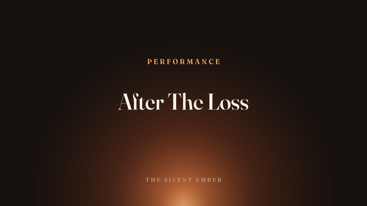 After The Loss — The Silent Ember