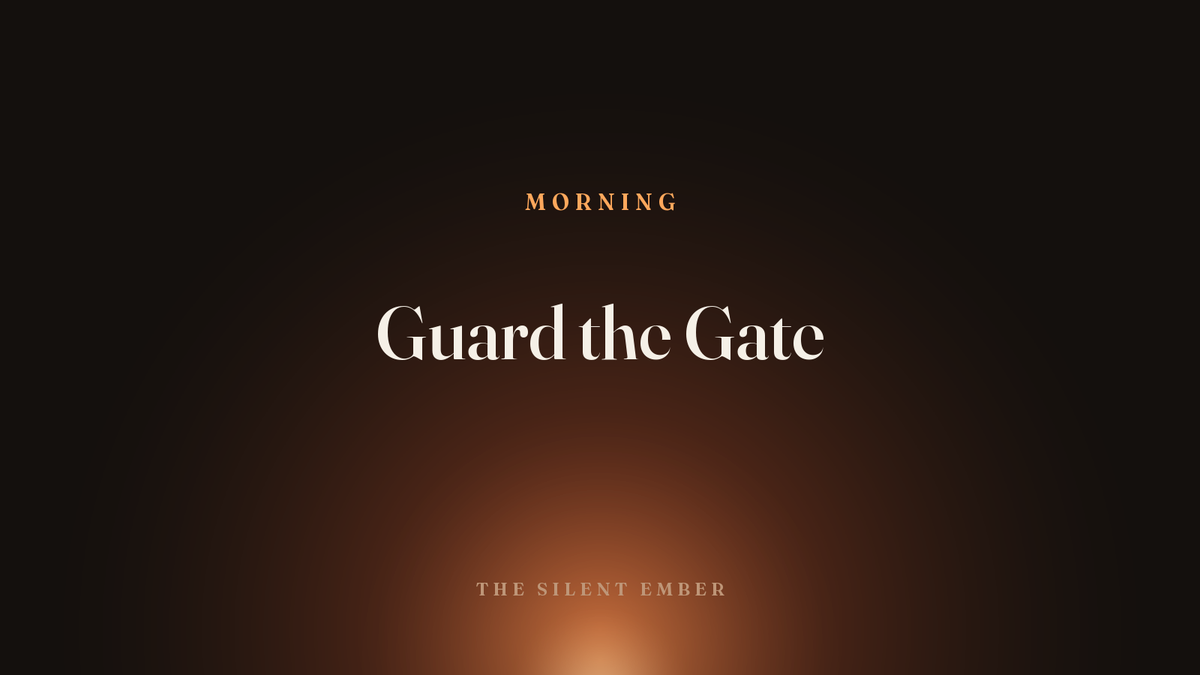 Guard the Gate — The Silent Ember