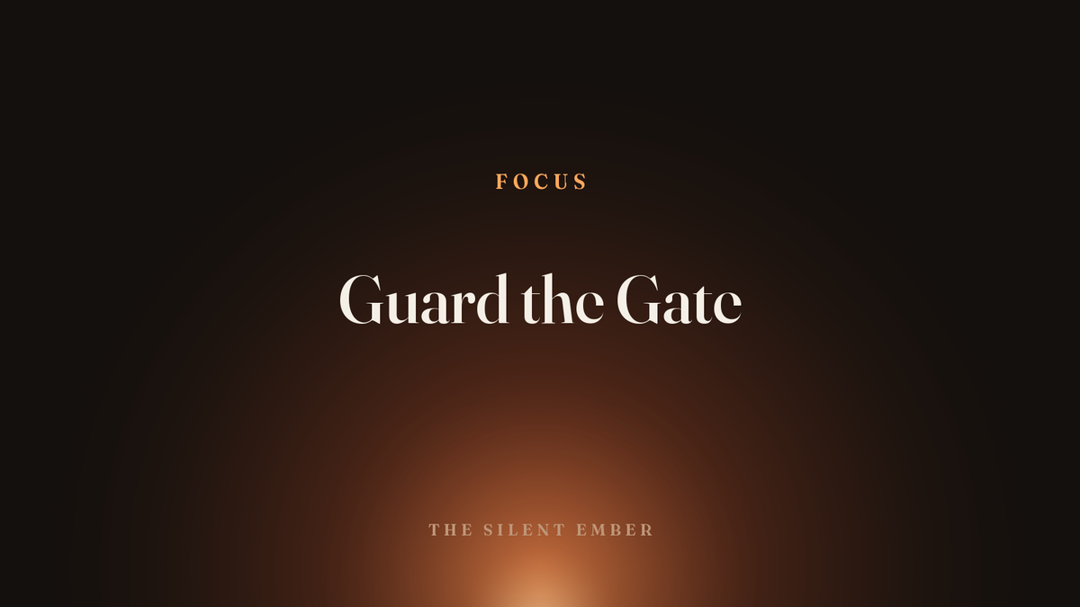 Guard the Gate — The Silent Ember
