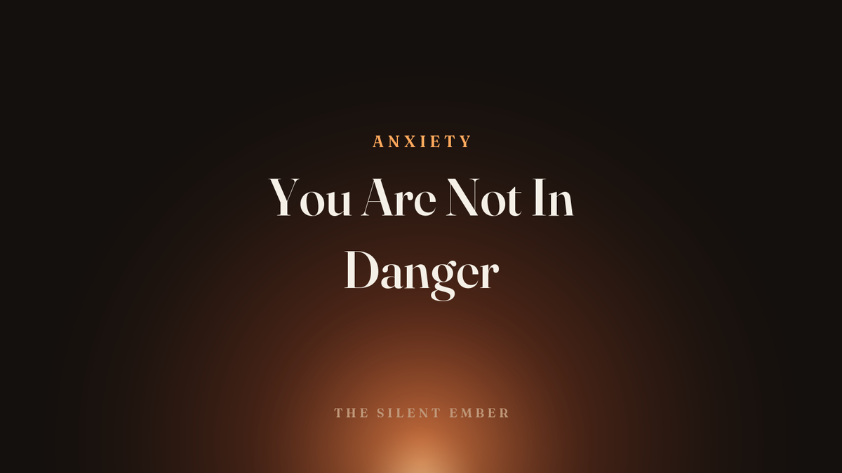 You Are Not In Danger — The Silent Ember