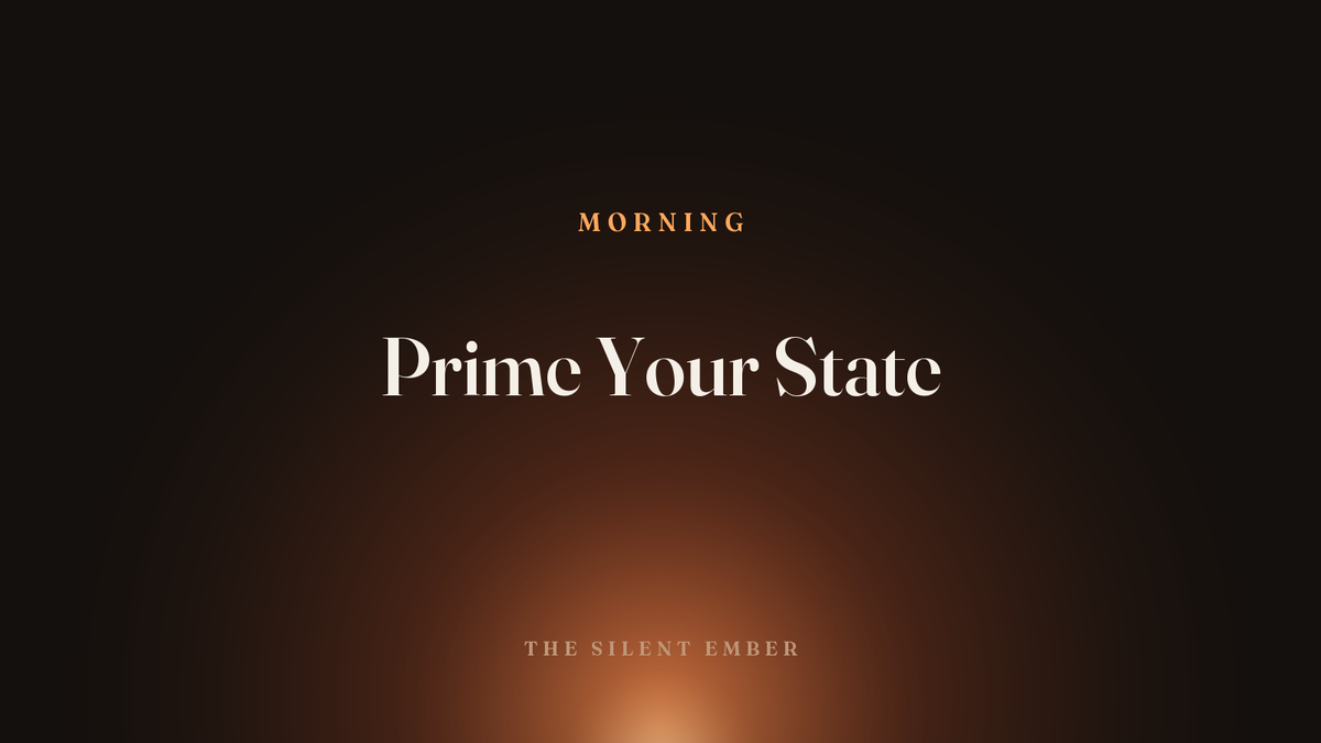 Prime Your State — The Silent Ember