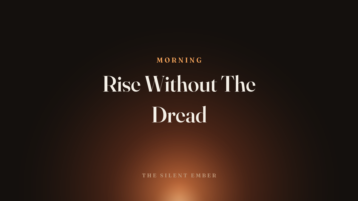 Rise Without The Dread — The Silent Ember