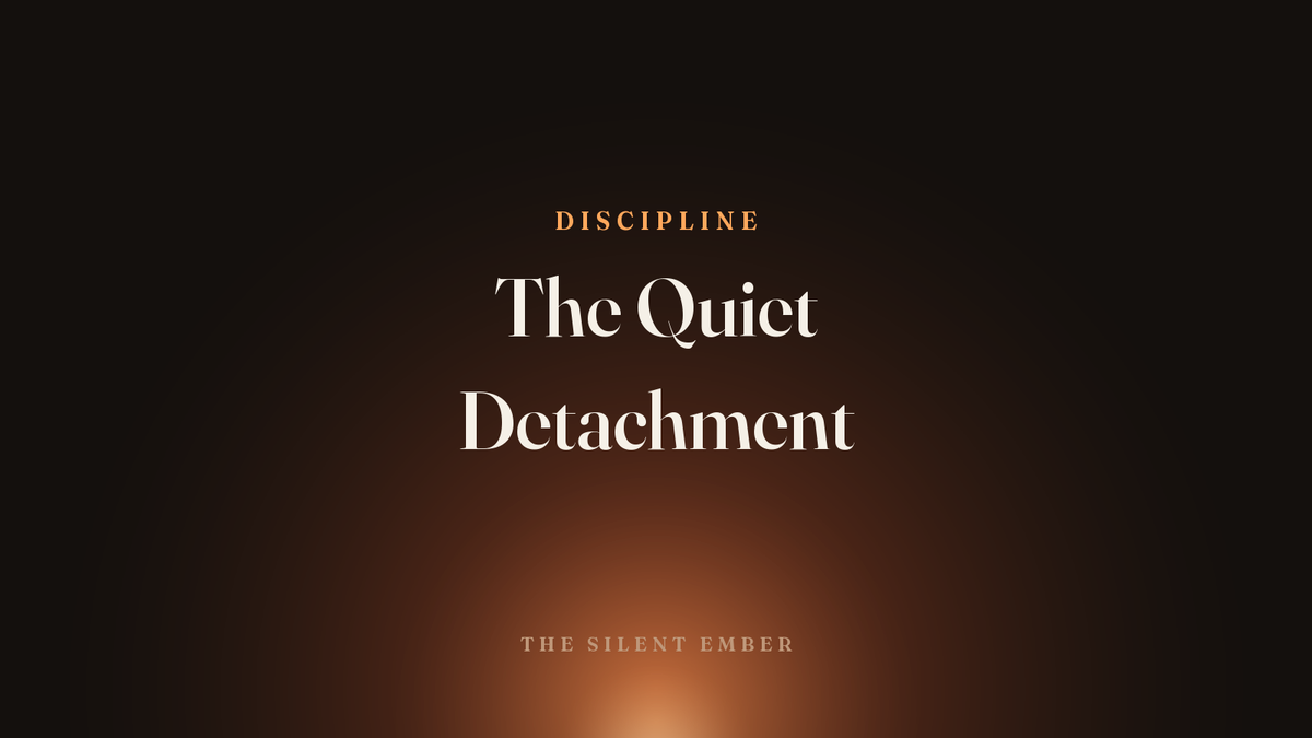 The Quiet Detachment — The Silent Ember