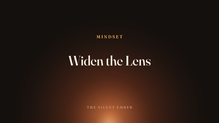 Widen the Lens — The Silent Ember
